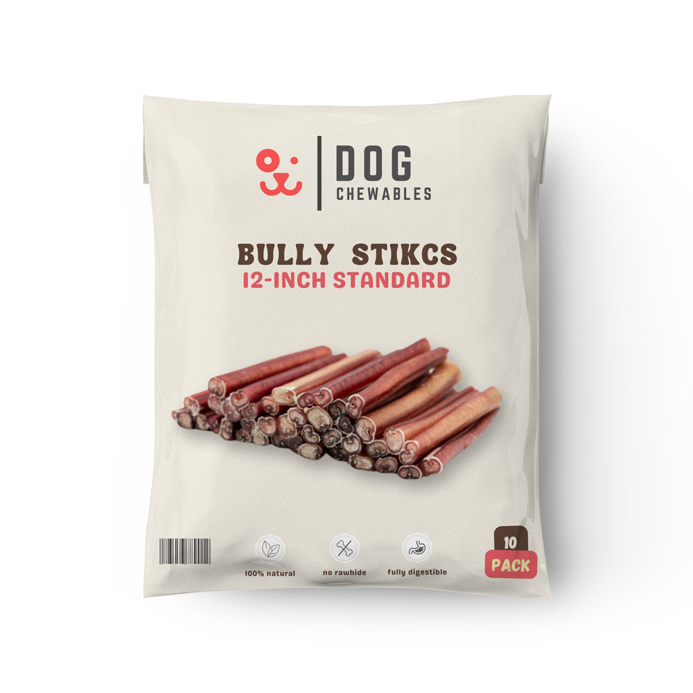 12 Inch Standard Bully Sticks Dog Chewables